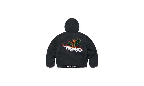 Thrasher® Hooded Work Jacket "FW 24 Black"