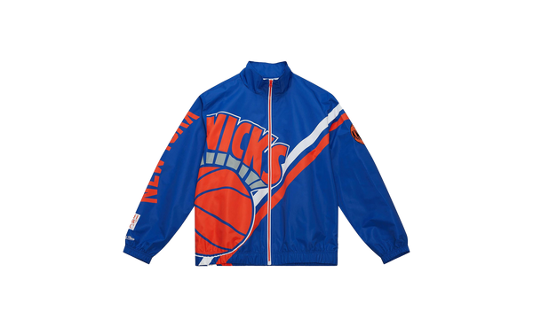 EXPLODED LOGO WARM UP JACKET KNICKS "Royal"