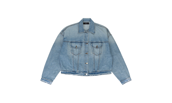 OVERSIZED TRUCKER CLAY INDIGO DENIM JACKETS "denim"