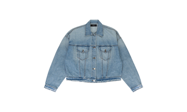 OVERSIZED TRUCKER CLAY INDIGO DENIM JACKETS 