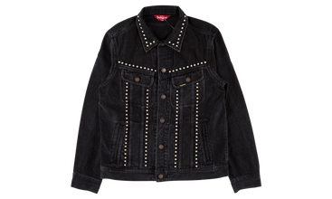 Studded Denim Trucker Jacket 