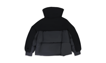 MOOSE KNUCKLES CORDUROY ELMIRA PUFFER BLACK PUFFER JACKET 