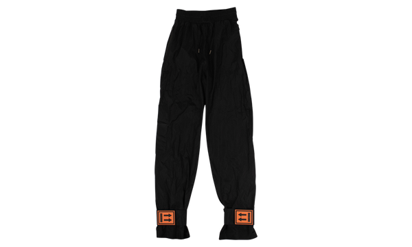 Nylon Elastic Waist Logo Jogging Pants "Black"