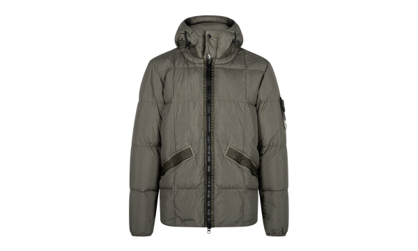 Crinkle Reps Hooded Down Jacket "Olive"