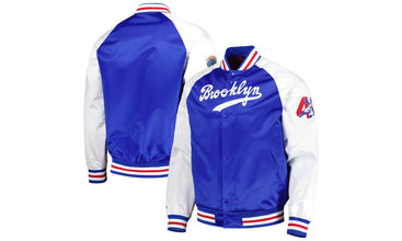 MLB LEGENDS SATIN JACKET DODGERS JACKIE ROBINSON 