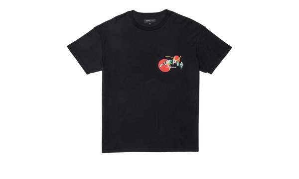 TEXTURED INSIDE OUT TEE "Black"