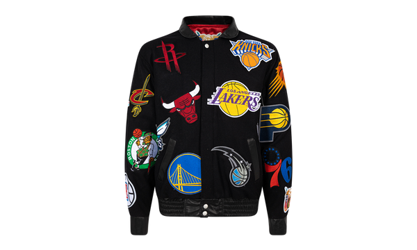 NBA Collage Wool Jacket "Black"