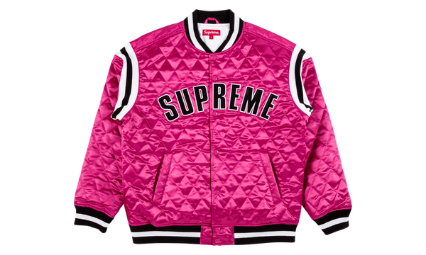 Quilted Satin Varsity Jacket "SS 2017"