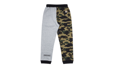 1st Camo Bape Team Emblem Print Sweatpants 