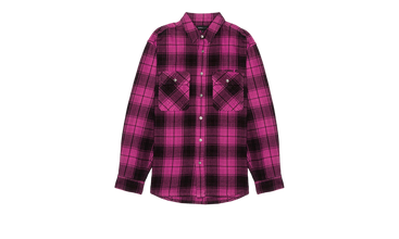 PLAID FLANNEL LS SHIRT 