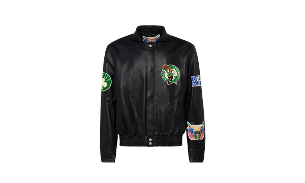 Boston Celtics Full Leather Jacket "Black"