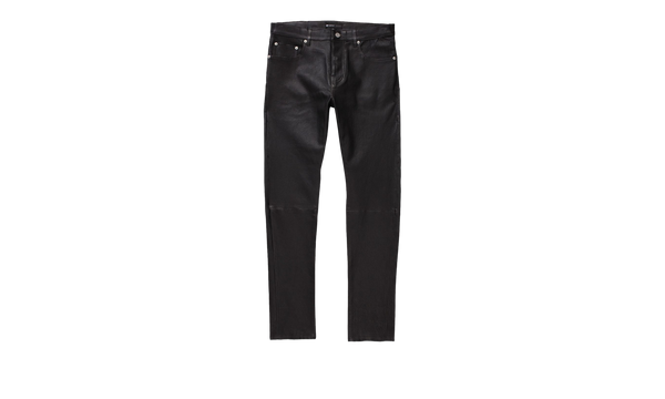 STRETCH LEATHER PANT BLACK BEAUTY "Black"