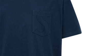 Laser Cut S Logo Pocket Tee 