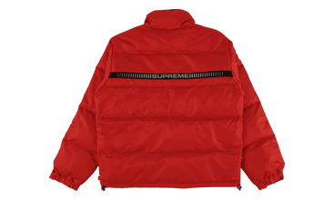 Reflective Sleeve Logo Puffy Jacket 