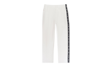 CREAM MONOGRAM TRACK PANT 