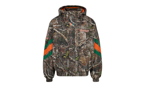 Mitchell & Ness® NCAA Hooded Stadium Jacket "University of Miami"