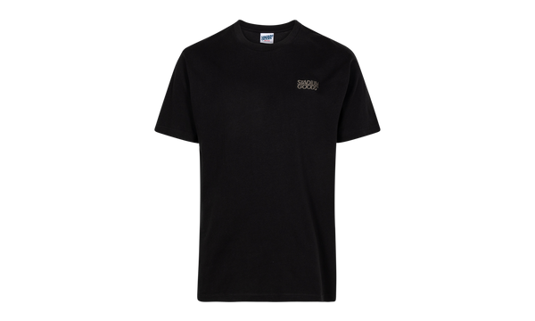 Tonal Stacked Embroidery Logo T-Shirt "Black Tonal"