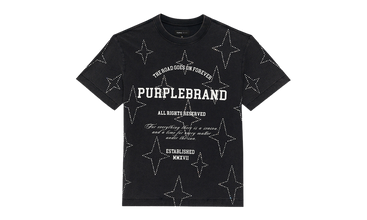 Stacked Crystal Stars Tee 'Black' 