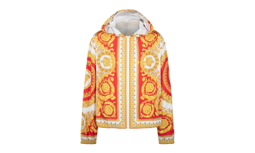 Baroque Print Hooded Jacket 