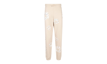 Rhinestone Cotton Wreath Sweatpants 