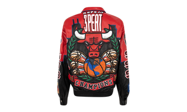 Bulls 3Peat Leather Jacket