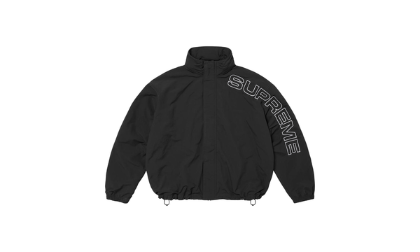 Spellout Embroidered Track Jacket "FW24 Black"