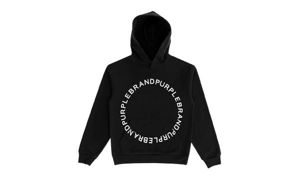 Circle Wordmark Pullover Hoodie 'Black' "Black"