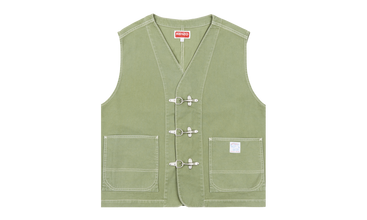 ELEPHANT FLAG WORKWEAR GILET GREEN 