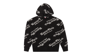 BY VERDY OVERSIZE ALLOVER PRINT SWEATSHIRT HOODIE BLACK 