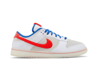 NIKE DUNK LOW  ‘WHITE/CRIMSON-VARSITY ROYAL’