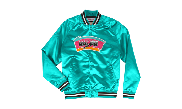 NBA LIGHTWEIGHT SATIN JACKET SPURS "Teal"