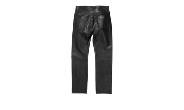 LEATHER RELAXED FIT PANT 