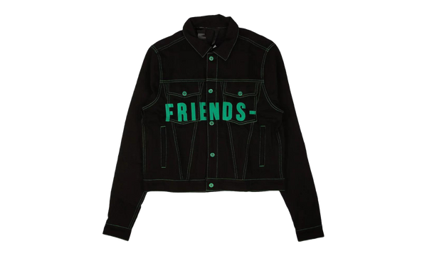 Friends Denim Jacket "Black/Green"