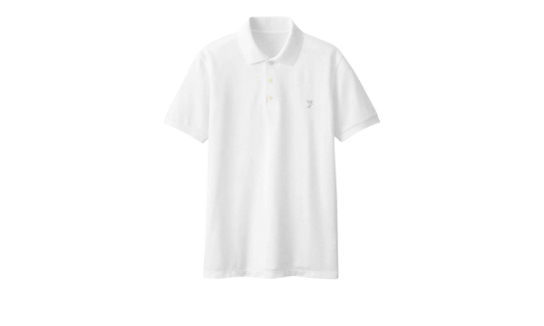 PIQUE KNIT POLO "White"