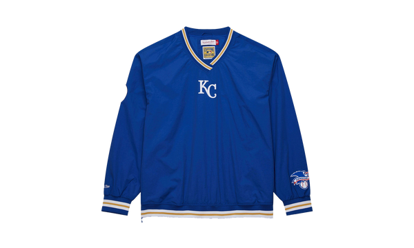 MLB CLASSIC NYLON PULLOVER VINTAGE LOGO ROYALS "ROYALS"