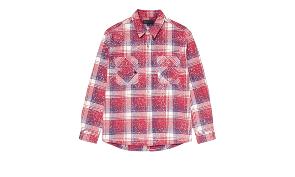 PLAID LS SHIRT "White"