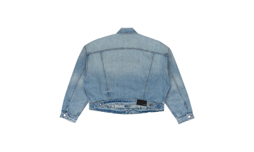 OVERSIZED TRUCKER CLAY INDIGO DENIM JACKETS 