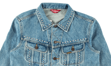 Studded Denim Trucker Jacket 