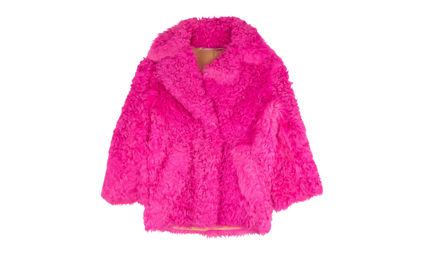 Lamb Fur Jacket Coat "Pink"