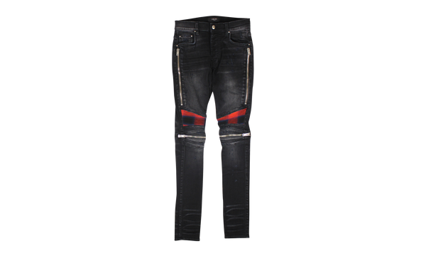 PLAID MX2 Aged Black Straight-Fit Jeans "Black"