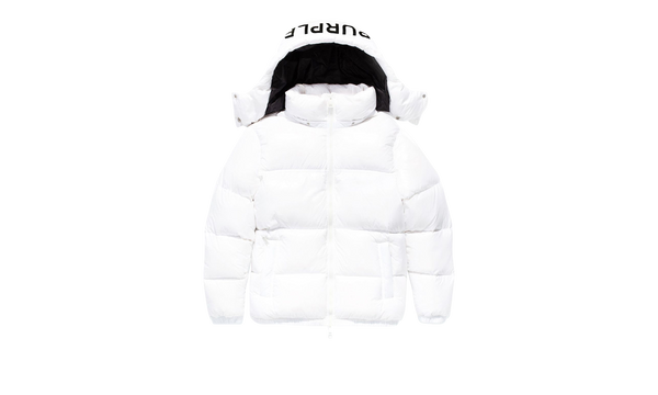 NYLON DOWN PUFFER "White"