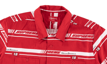 Striped Racing Work Shirt 