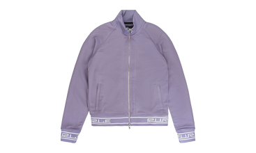 POLY TRICOT TRACK JACKET - LAVENDER GREY 