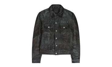 LEATHER TRUCKER JACKET 