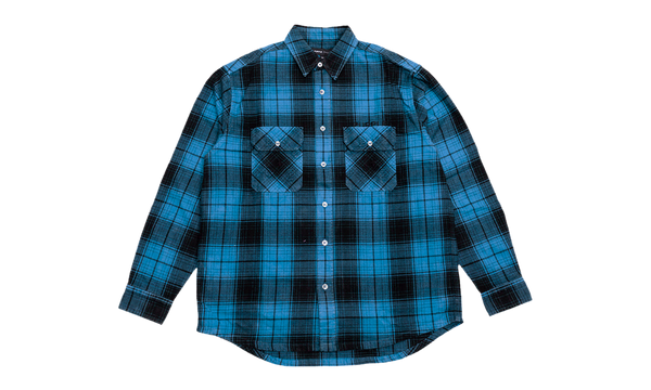 Over-dyed Flannel LS Shirt 'Blue' "Blue"