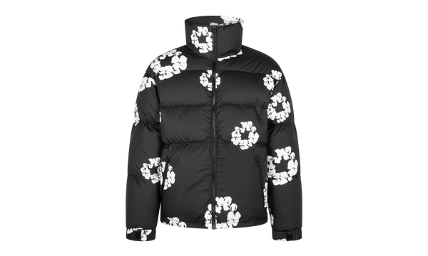 Cotton Wreath Puffer Jacket "Black"