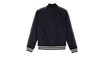 POLY TRICOT TRACK JACKET BLACK BEAUTY 