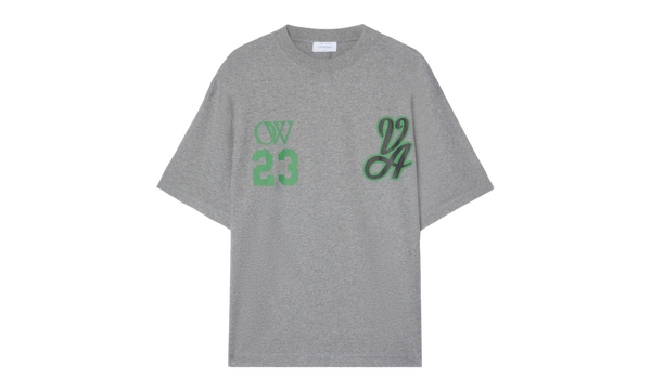 23 Varsity Skate Cotton Tee "Grey/Green"