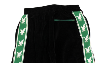 Velour Logo Tape Track Pants