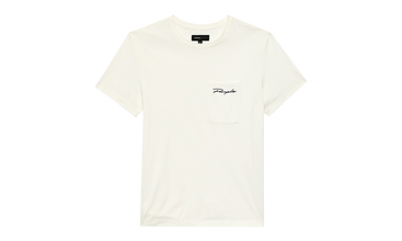 Script Pocket Tee 'White' 